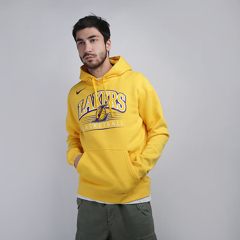 мужская желтая толстовка Nike NBA Los Angeles Lakers BV0933-741 - цена, описание, фото 1